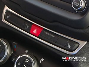 Jeep Renegade A/C Control Trim - Silver - Pre Facelift 2015-2018 Jeep Renegade A/C Control Trim - Silver - Pre Facelift 2015-2018